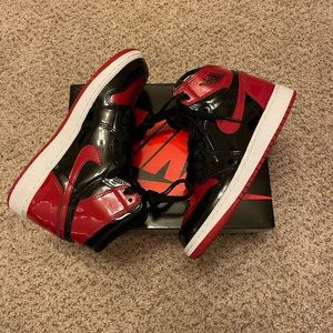 Jordan 1 Retro High OG GS “Patent Bred” - GradeSchool size 5 or Women’s size 6.5